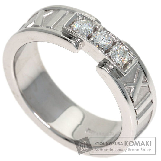TIFFANY&Co. Atlas Diamond Ring K18 White Gold Ladies [Used]