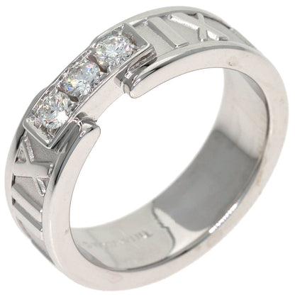TIFFANY&Co. Atlas Diamond Ring K18 White Gold Ladies [Used]