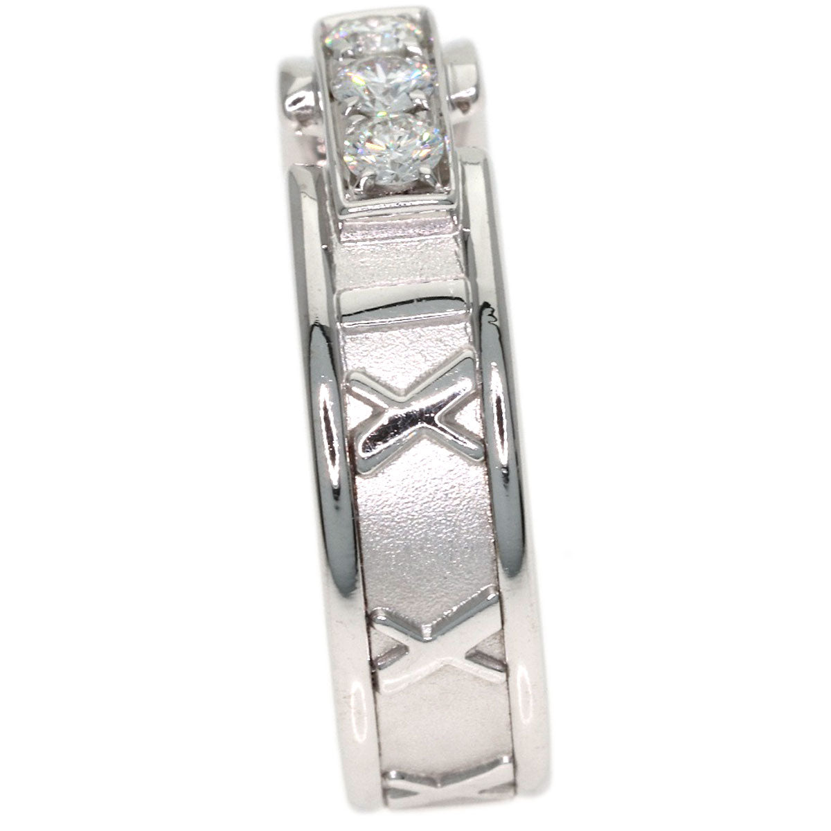 TIFFANY&Co. Atlas Diamond Ring K18 White Gold Ladies [Used]