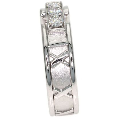 TIFFANY&Co. Atlas Diamond Ring K18 White Gold Ladies [Used]
