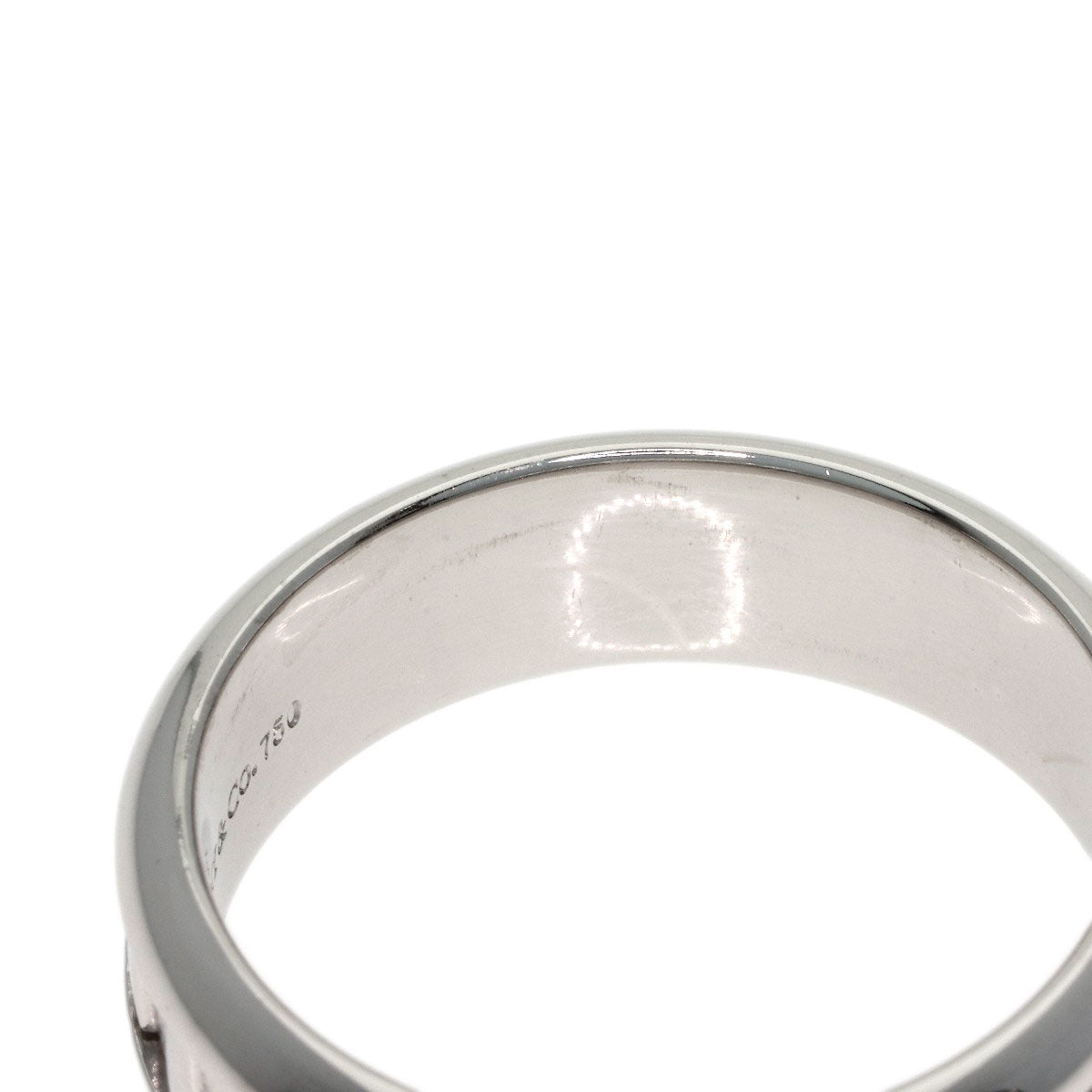 TIFFANY&Co. Atlas Ring K18 White Gold Ladies [Used]