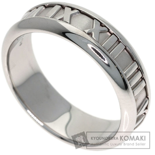TIFFANY&Co. Atlas Ring K18 White Gold Ladies [Used]