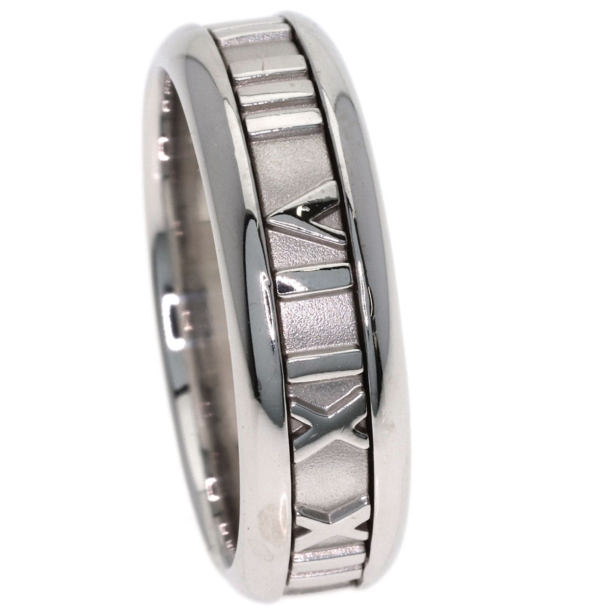 TIFFANY&Co. Atlas Ring K18 White Gold Ladies [Used]