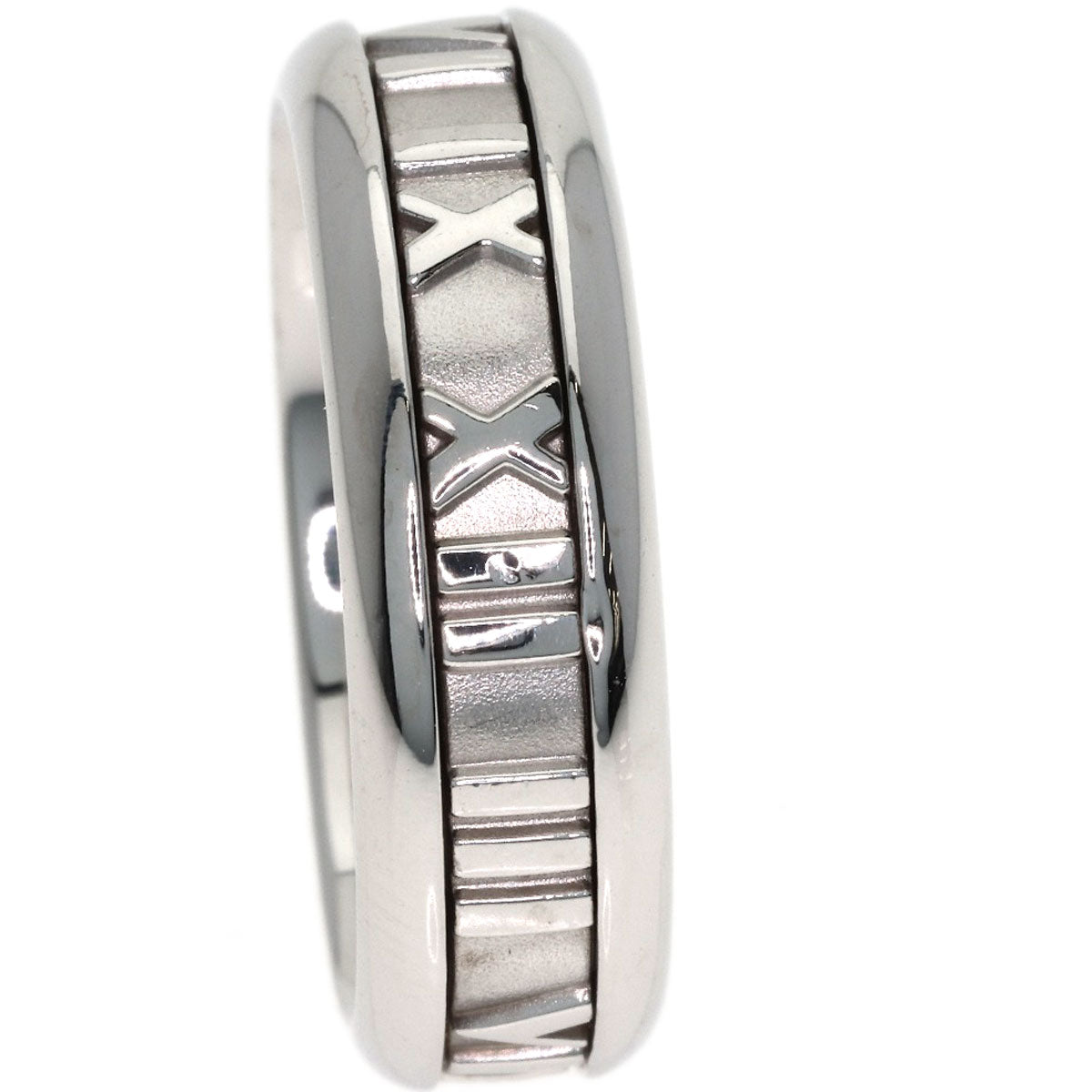 TIFFANY&Co. Atlas Ring K18 White Gold Ladies [Used]