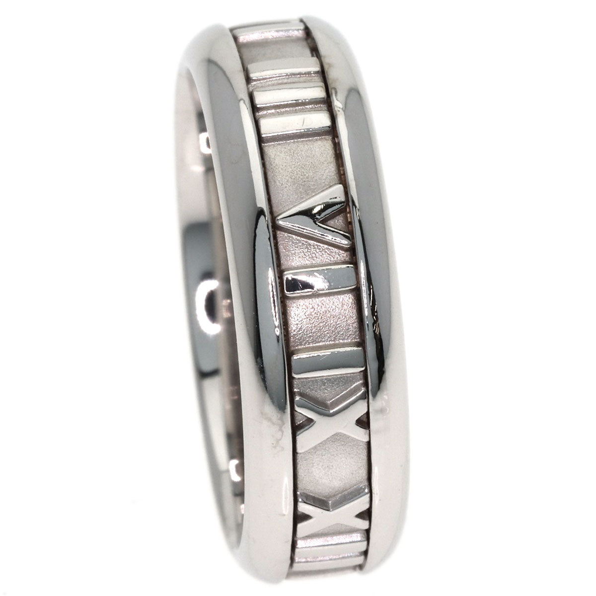 TIFFANY&Co. Atlas Ring K18 White Gold Ladies [Used]