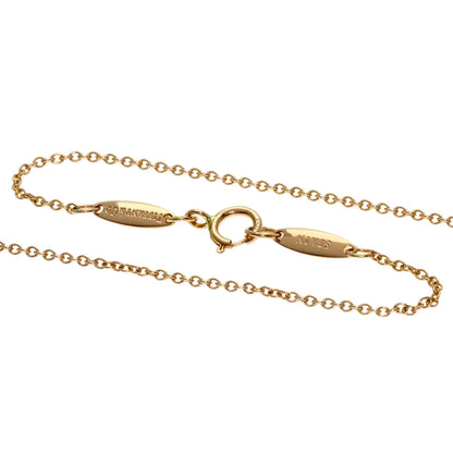 TIFFANY&Co. Open heart Necklace K18 Pink Gold Ladies [Used]