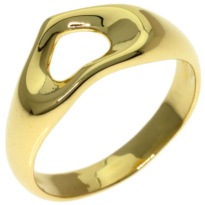 TIFFANY&Co. Open heart Ring K18 Yellow Gold Ladies [Used]
