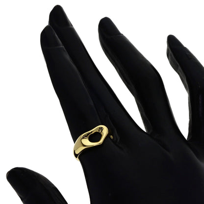 TIFFANY&Co. Open heart Ring K18 Yellow Gold Ladies [Used]