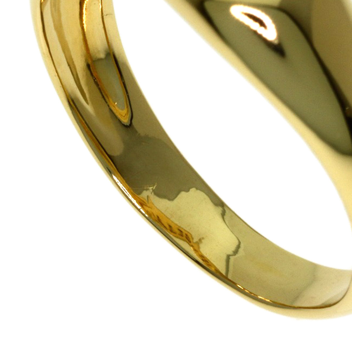 TIFFANY&Co. Open heart Ring K18 Yellow Gold Ladies [Used]