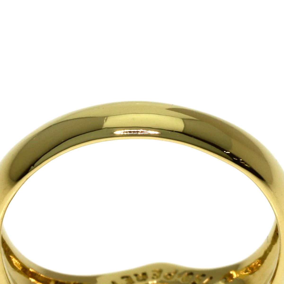 TIFFANY&Co. Open heart Ring K18 Yellow Gold Ladies [Used]