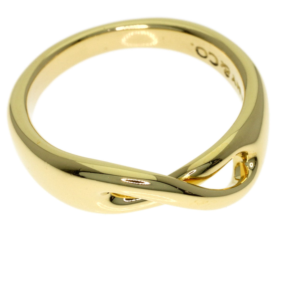 TIFFANY&Co. Infinity Ring K18 Yellow Gold Ladies [Used]