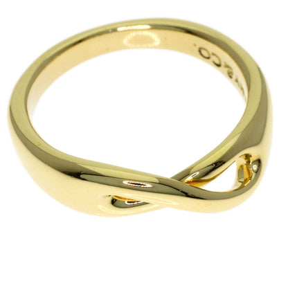 TIFFANY&Co. Infinity Ring K18 Yellow Gold Ladies [Used]