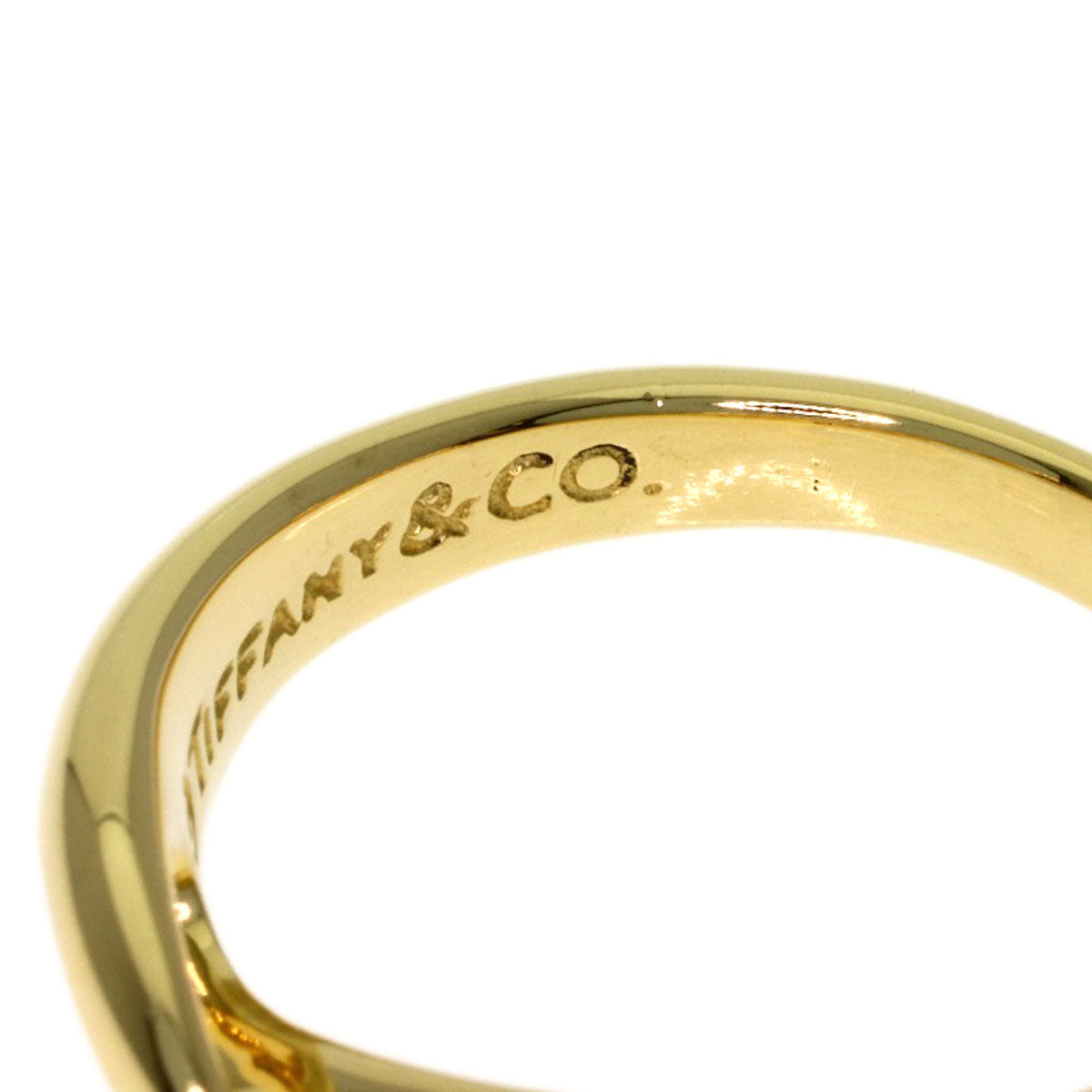 TIFFANY&Co. Infinity Ring K18 Yellow Gold Ladies [Used]