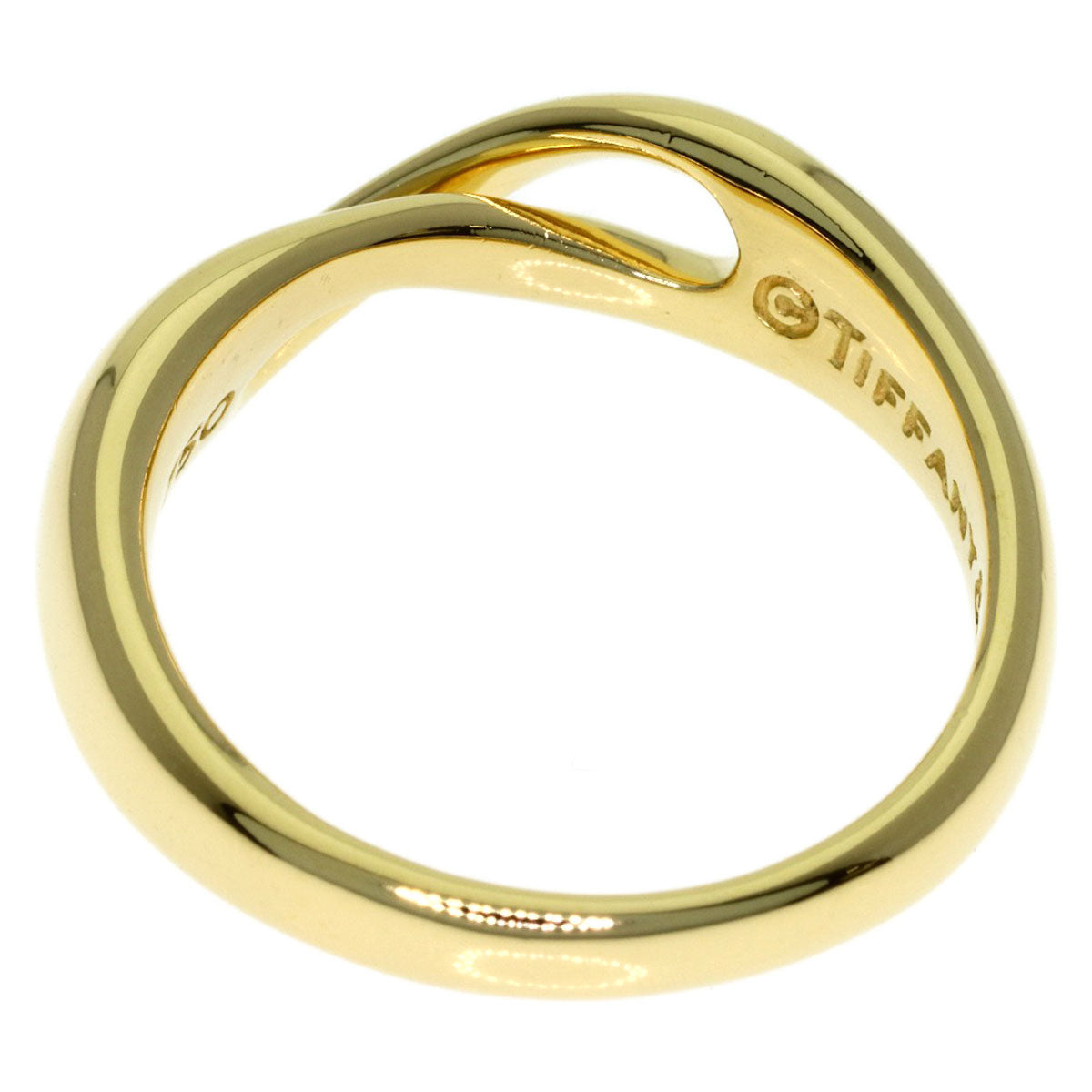 TIFFANY&Co. Infinity Ring K18 Yellow Gold Ladies [Used]