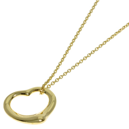 TIFFANY&Co. Open heart Necklace K18 Yellow Gold Ladies [Used]