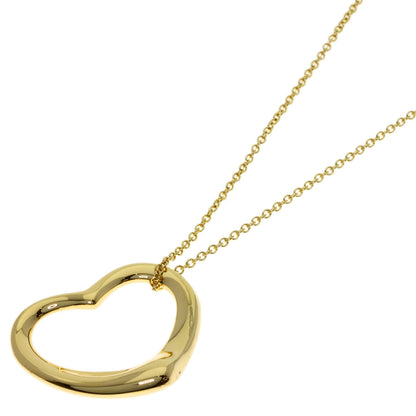 TIFFANY&Co. Open heart Necklace K18 Yellow Gold Ladies [Used]