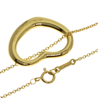 TIFFANY&Co. Open heart Necklace K18 Yellow Gold Ladies [Used]