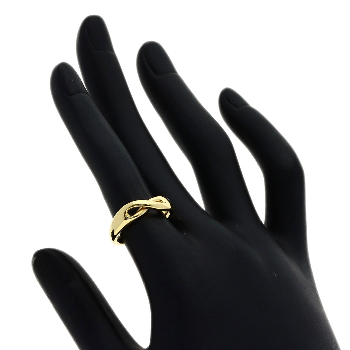 TIFFANY&Co. Infinity Ring K18 Yellow Gold Ladies [Used]