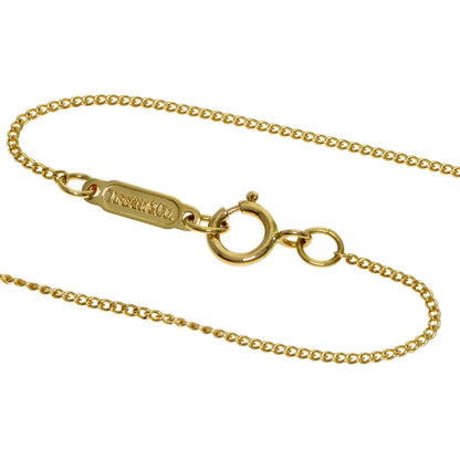 TIFFANY&Co. Leaf Heart Diamond Necklace K18 Yellow Gold Ladies [Used]