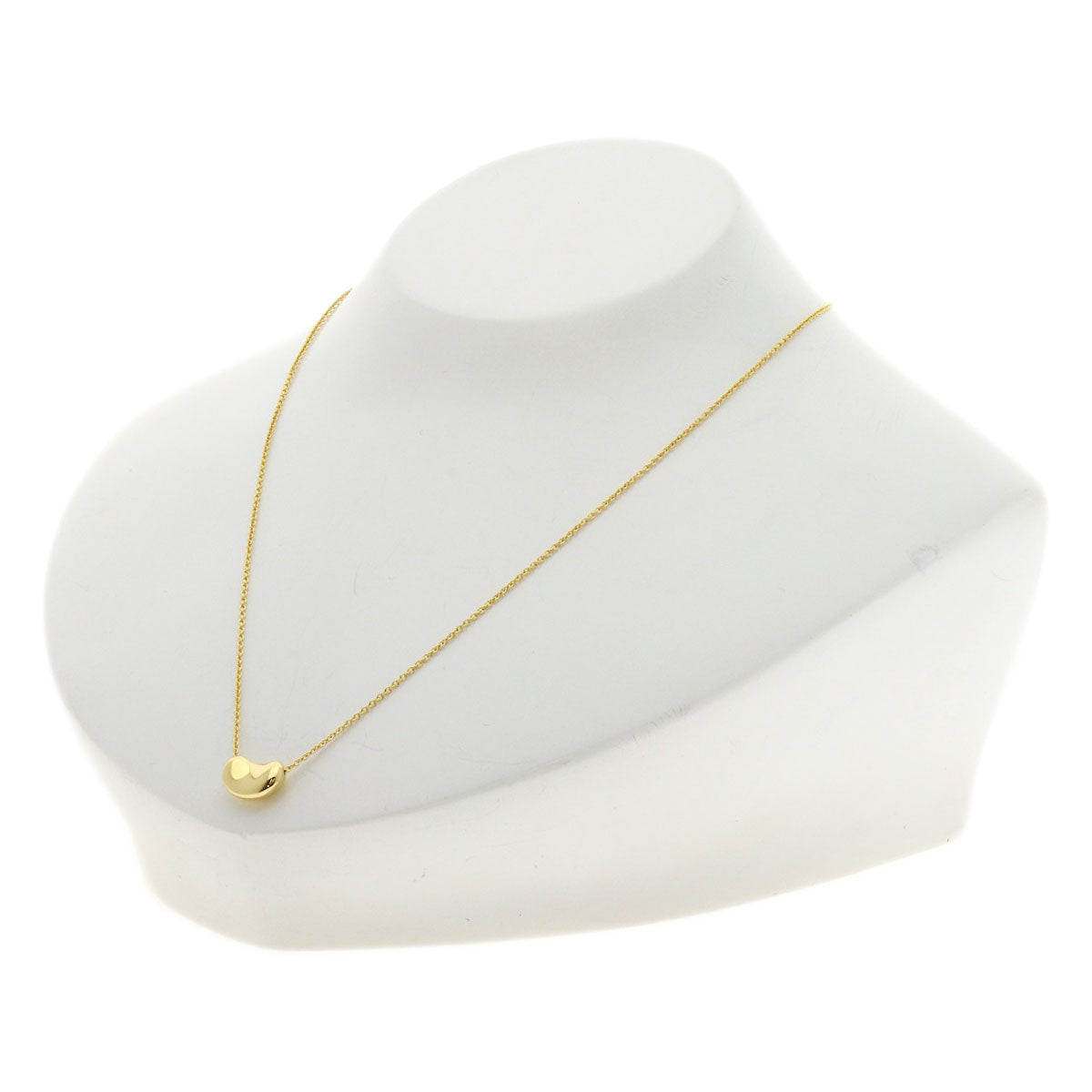 TIFFANY&Co. Bean Necklace K18 Yellow Gold Ladies [Used]