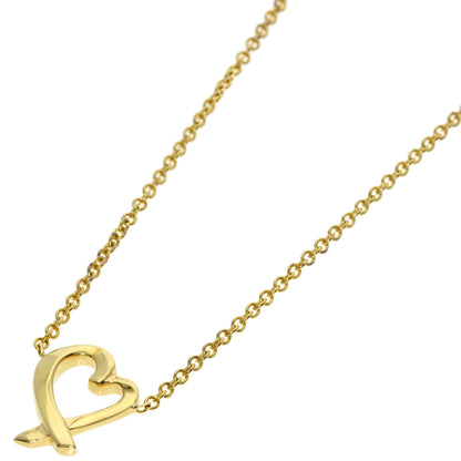 TIFFANY&Co. Loving heart Necklace K18 Yellow Gold Ladies [Used]