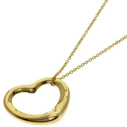 TIFFANY&Co. Open heart Necklace K18 Yellow Gold Ladies [Used]