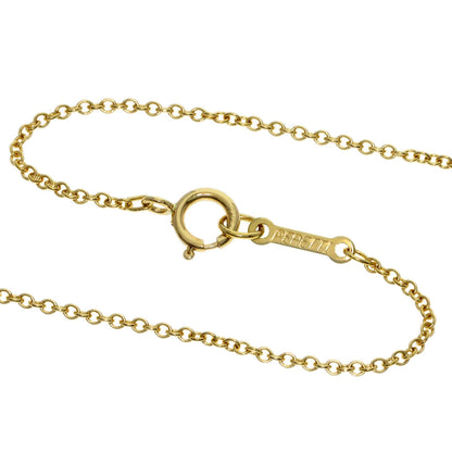 TIFFANY&Co. Open heart Necklace K18 Yellow Gold Ladies [Used]