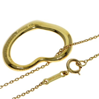 TIFFANY&Co. Open heart Necklace K18 Yellow Gold Ladies [Used]
