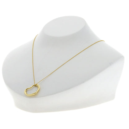 TIFFANY&Co. Open heart Necklace K18 Yellow Gold Ladies [Used]