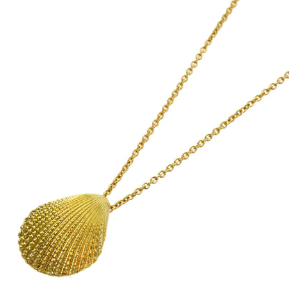 TIFFANY&Co. Shell Necklace K18 Yellow Gold Ladies [Used]