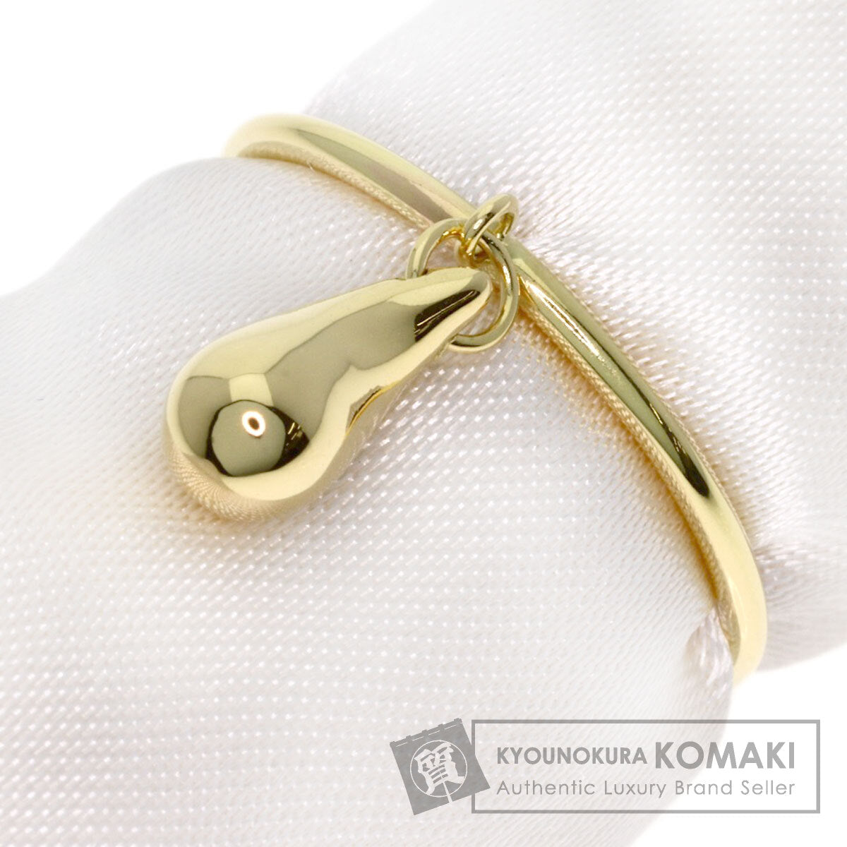 TIFFANY&Co. teardrop Ring K18 Yellow Gold Ladies [Used]