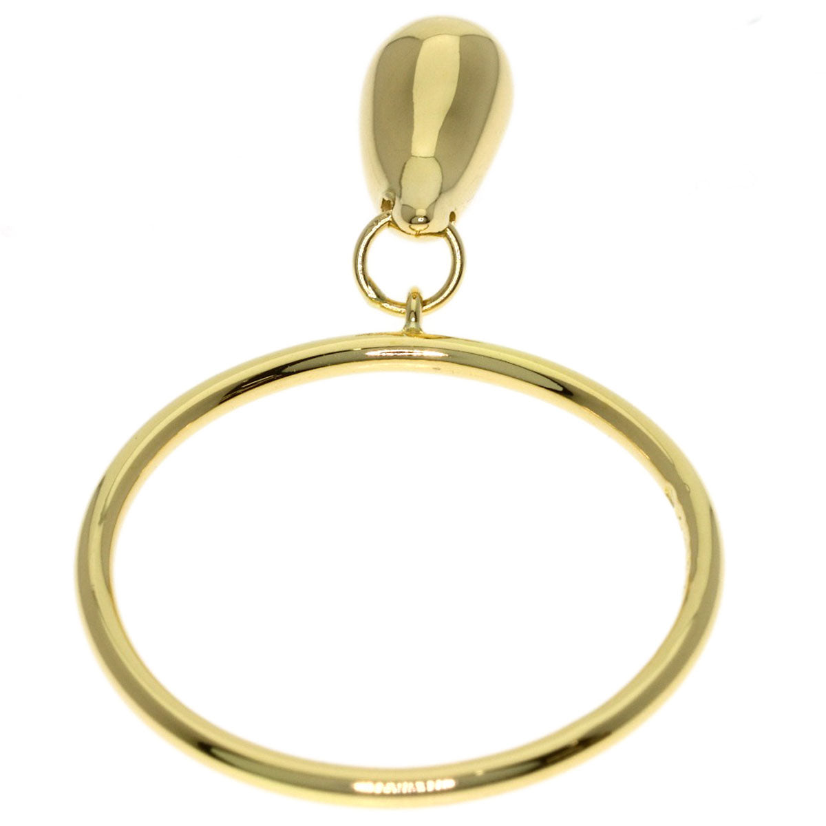 TIFFANY&Co. teardrop Ring K18 Yellow Gold Ladies [Used]