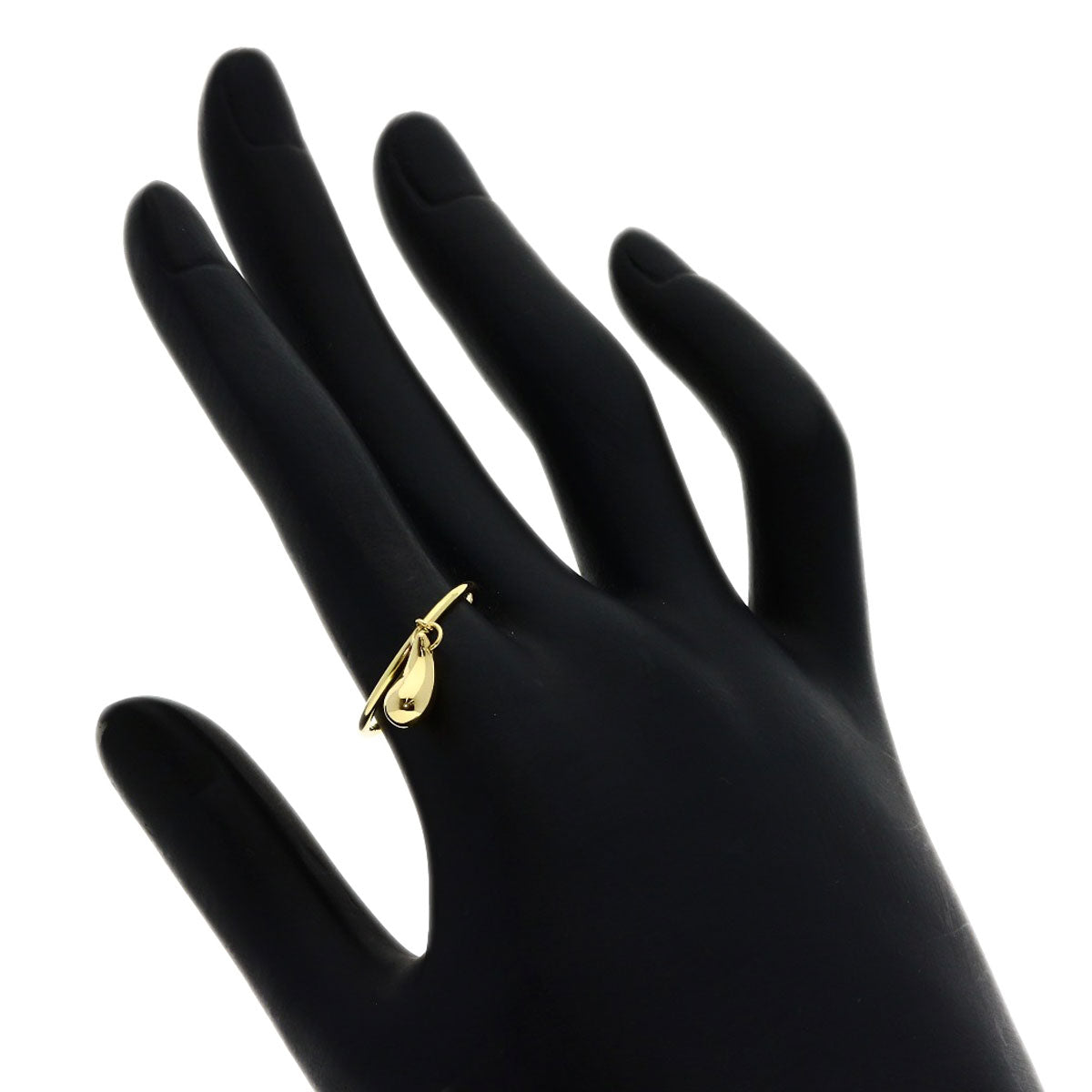 TIFFANY&Co. teardrop Ring K18 Yellow Gold Ladies [Used]