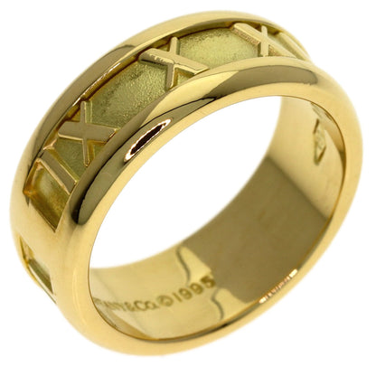 TIFFANY&Co. Atlas Ring K18 Yellow Gold Ladies [Used]