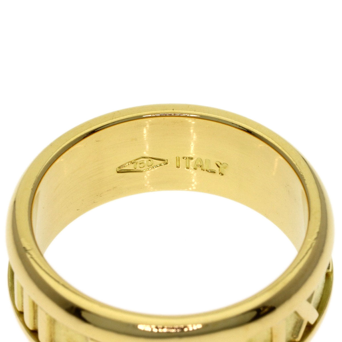 TIFFANY&Co. Atlas Ring K18 Yellow Gold Ladies [Used]