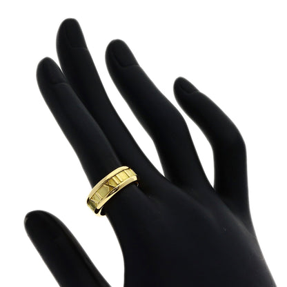 TIFFANY&Co. Atlas Ring K18 Yellow Gold Ladies [Used]