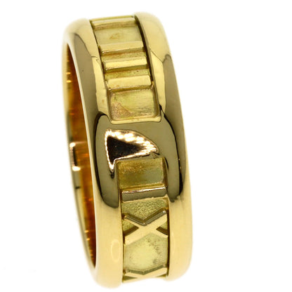 TIFFANY&Co. Atlas Ring K18 Yellow Gold Ladies [Used]