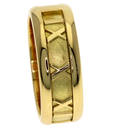 TIFFANY&Co. Atlas Ring K18 Yellow Gold Ladies [Used]