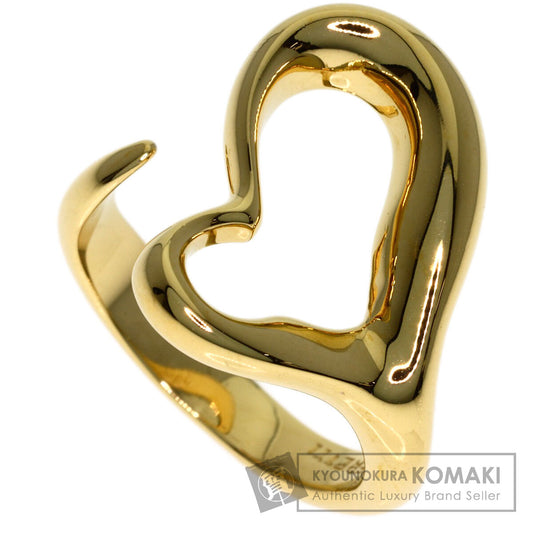 TIFFANY&Co. Open heart Ring K18 Yellow Gold Ladies [Used]