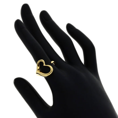 TIFFANY&Co. Open heart Ring K18 Yellow Gold Ladies [Used]