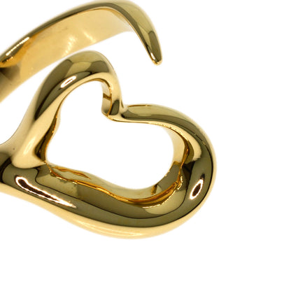 TIFFANY&Co. Open heart Ring K18 Yellow Gold Ladies [Used]