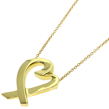 TIFFANY&Co. Loving heart Necklace K18 Yellow Gold Ladies [Used]