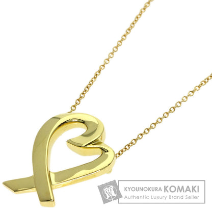 TIFFANY&Co. Loving heart Necklace K18 Yellow Gold Ladies [Used]