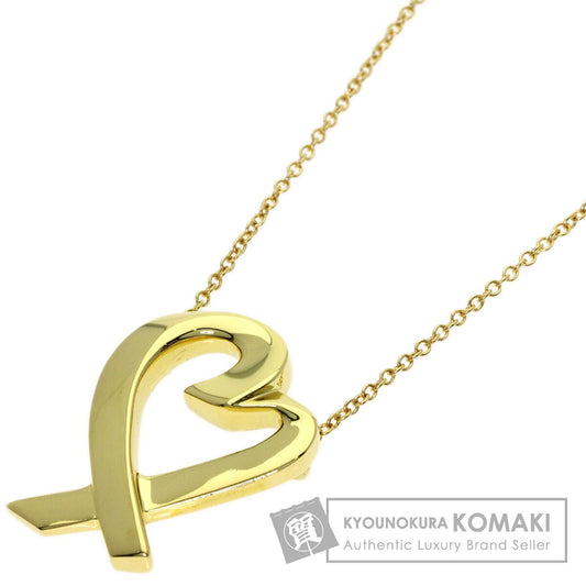 TIFFANY&Co. Loving heart Necklace K18 Yellow Gold Ladies [Used]