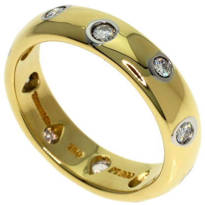 TIFFANY&Co. Dots Diamond Ring K18 Yellow Gold PT950Ladies [Used]