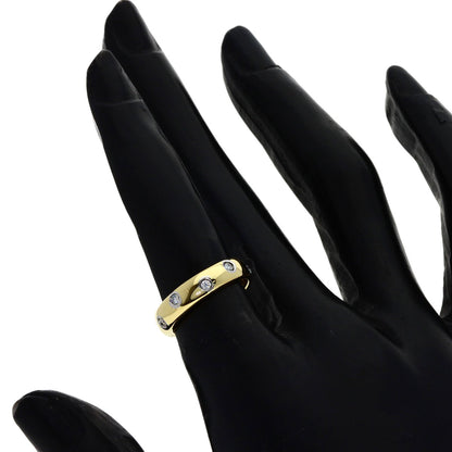 TIFFANY&Co. Dots Diamond Ring K18 Yellow Gold PT950Ladies [Used]