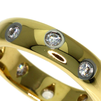TIFFANY&Co. Dots Diamond Ring K18 Yellow Gold PT950Ladies [Used]