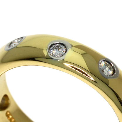 TIFFANY&Co. Dots Diamond Ring K18 Yellow Gold PT950Ladies [Used]