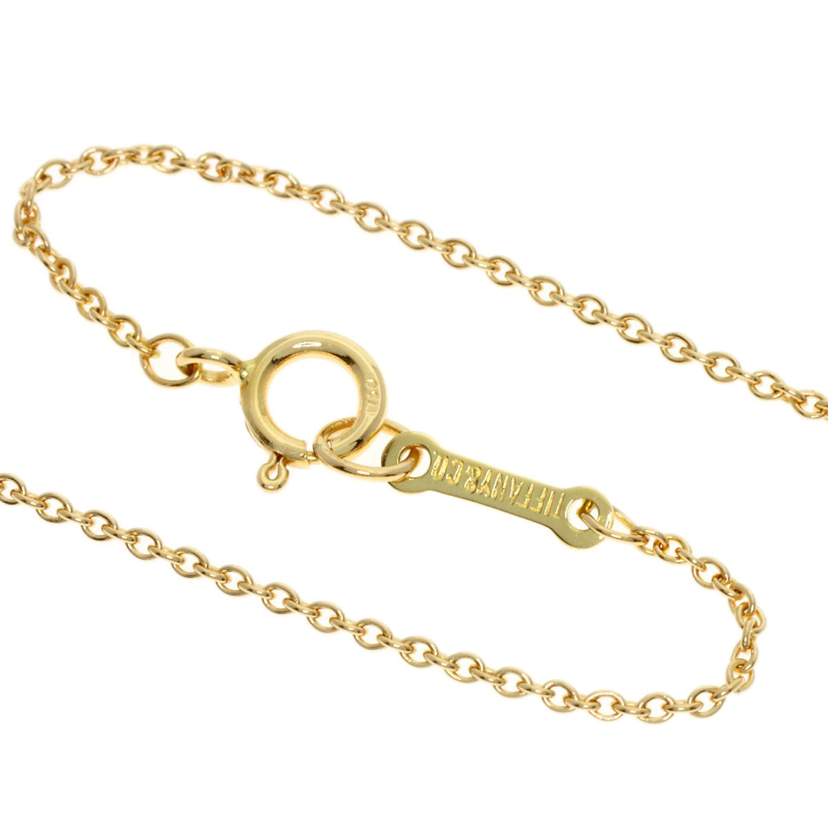 TIFFANY&Co. Bean Necklace K18 Yellow Gold Ladies [Used]