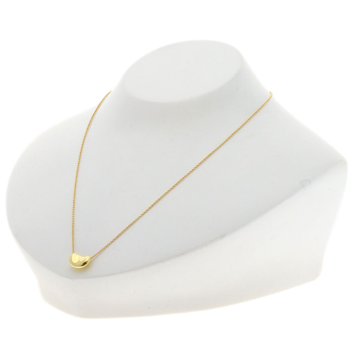 TIFFANY&Co. Bean Necklace K18 Yellow Gold Ladies [Used]